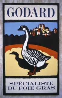 FRANCE, Aquitaine, Bergerac, Godard Foie Gras shop sign