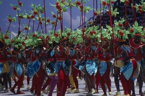 WEST INDIES, Barbados, Festivals, "Kadooment Day or Crop Over, the sugar cane harvest festival held