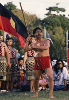 NEW ZEALAND, Maori,  Haka War Dance Festival