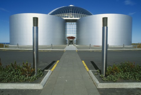 ICELAND, Reykjavik, The Pearl thermaly heated storage & revolving restaurant complex