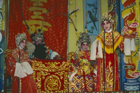SINGAPORE, Chinese Opera , Street theatre performance