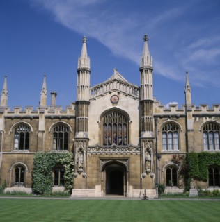 EDUCATION, University, Cambridge, Corpus Christi College exterior facade