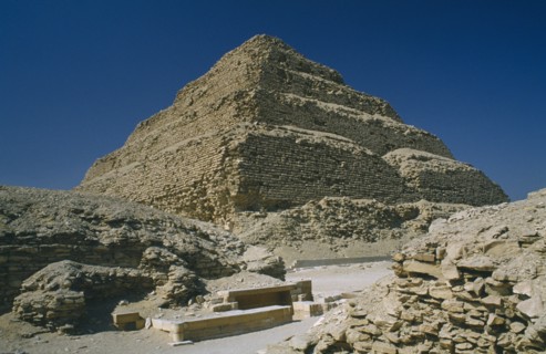 EGYPT, Cairo Area, Saqqara, The stepped pyramid