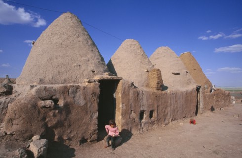 TURKEY, Harran, Beehive mud houses