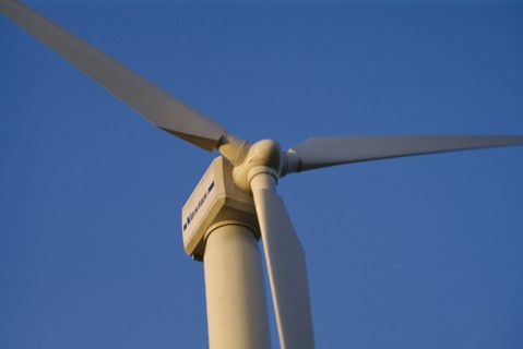 POWER, Alternative, Wind, Wind turbine at wind farm in Yorkshire.