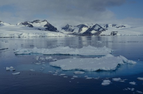 ANTARCTICA, Antarctic sound, Ice landscape.