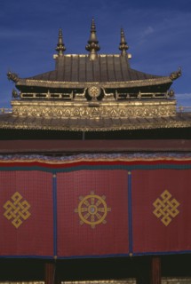 CHINA, Tibet, Lhasa , Jokhang Temple Detail