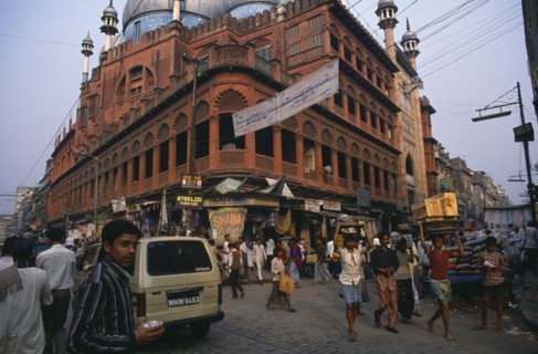 INDIA, West Bengal, Calcutta, "Nakhoda mosque built 1926.  Calcutta’s principal Muslim place of