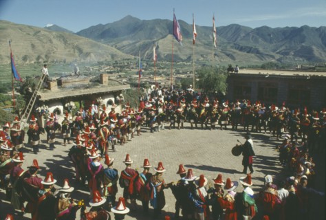 CHINA , Qinghai, Tongren, Tongren Tibetan Festival