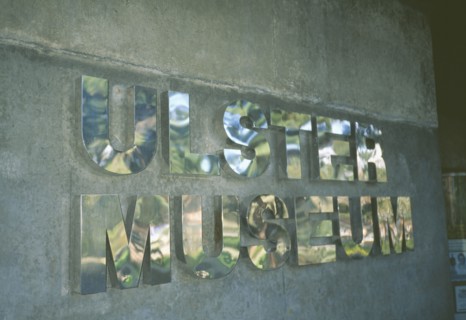 IRELAND, North, Belfast, Ulster Museum Sign