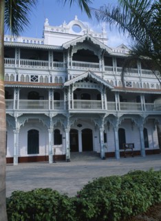 TANZANIA, Zanzibar Island, Zanzibar, "Stone Town. The Old Dispensary, four storey building with