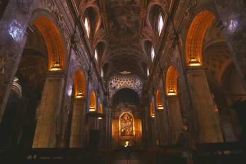 ITALY, Lazio, Rome, "San Luigi dei Francesi, The French National Church built in the 16th century.