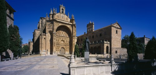 SPAIN, Castilla Y Leon , Salamanca , "Iglesia-Convento de San Esteban, exterior view."