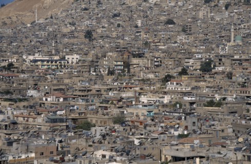 SYRIA, South, Damascus, View over the city.