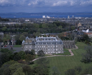 SCOTLAND, Lothian, Edinburgh, "Holyrood Palace, the Queens official Scottish residence.  Exterior
