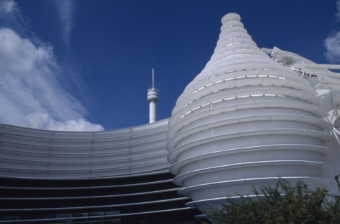 FRANCE, Poitiers, Planet Futuroscope, Le Parc Europeen de l’Image. Virtual reality theme park