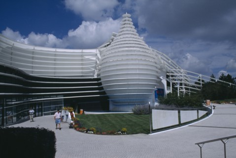 FRANCE, Poitiers, Planet Futuroscope, Le Parc Europeen de l’Image. Virtual reality theme park
