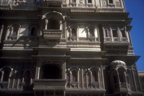 INDIA, Rajasthan, Jaisalmer, "Haveli, 17th century merchants house"
