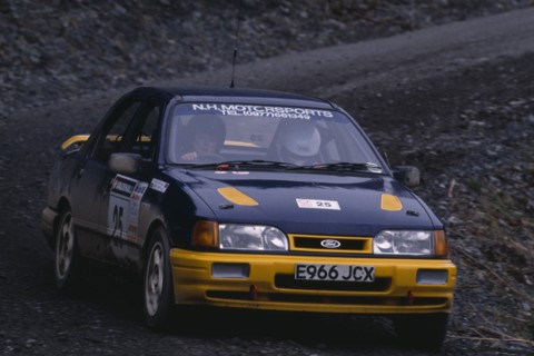 20041951 SPORT Motorsport Rally Ford Sierra competing in Vauxhall Rally of Wales.