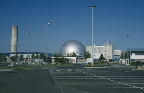 FRANCE, Loire Valley, Near Avione, Chinon nuclear power station which produces electricity and