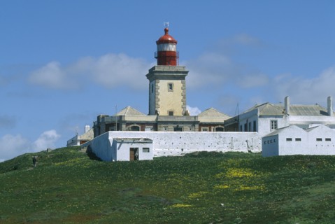 PORTUGAL, Lisboa, Cape Roca, Lighthouse standing at Europes western most point