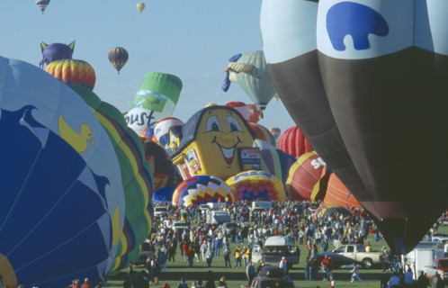USA, New Mexico, Albuquerque, Balloon fiesta