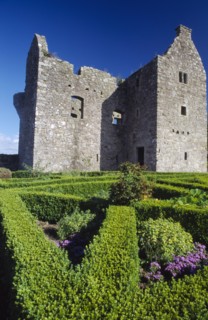 NORTHERN IRELAND, Fermanagh, Tully, Tully Castle. Ruins of a fortified plantation house dating from