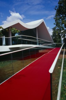 ENGLAND, London, Kensington Gardens.  The Serpentine Gallery Pavilion designed by architect Oscar