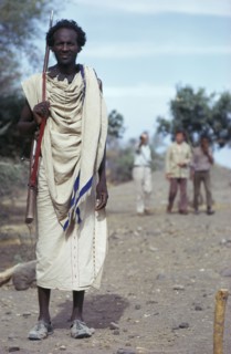 ETHIOPIA, Tribal People, A Tigray man.  The Tigray are highland farmers and tend to belong to the