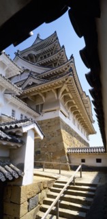 JAPAN, Honshu, Himeji, Himeji Castle also known as Shirasagi jo meaning the White Egret Castle.