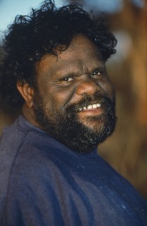 AUSTRALIA, People, Aborigine, Portrait of Wongi man smiling.