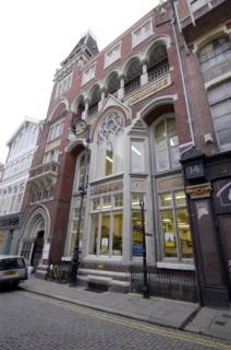 ENGLAND, East Sussex, Hastings, Brassey Institute public library facade