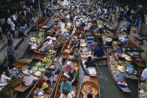 THAILAND, Bangkok, Damoen Saduak floating market