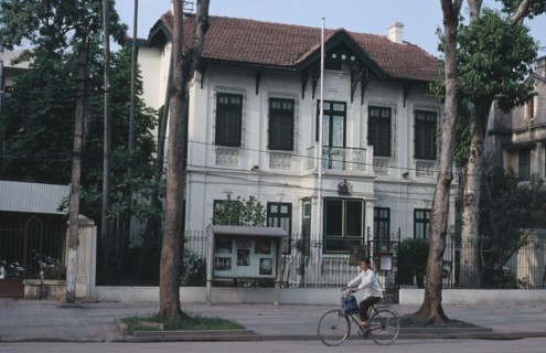 VIETNAM, North, Hanoi, The British Embassy exterior.