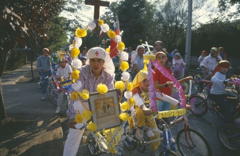CHILE, Santiago, La Barnechea Fiesta de Cuasimodo held one week after Easter