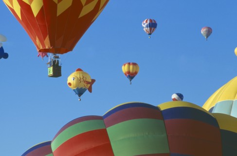 USA, New Mexico, Albuquerque, Balloon fiesta