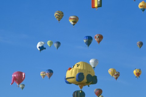 USA, New Mexico, Albuquerque, Balloon fiesta