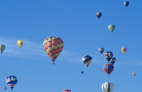 USA, New Mexico, Albuquerque, Balloon fiesta