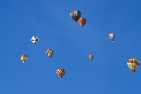 USA, New Mexico, Albuquerque, Balloon fiesta