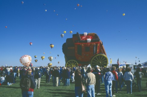 USA, New Mexico, Albuquerque, Balloon fiesta