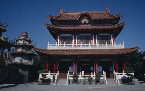 TAIWAN, Taipei, Confucius Temple facade