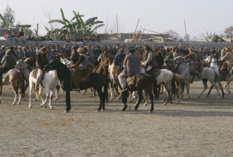 PAKISTAN, North West Frontier, Peshawar, Bouskatchi match.