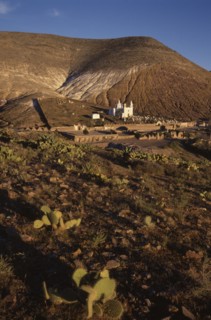 MEXICO, San Luis Potosi, Real de Catorce, The Pantheon or the walled cemetary of the silver mining
