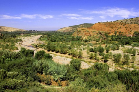 MOROCCO, Marrakech, View over landscape