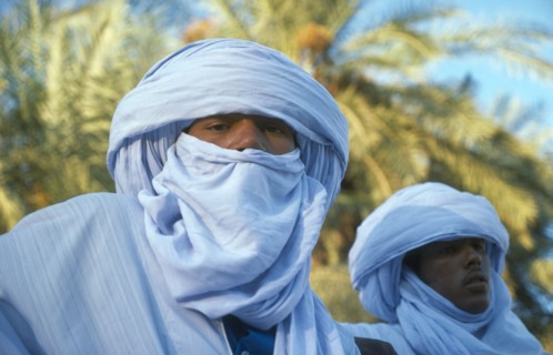 LIBYA, Gadames, Touareg men