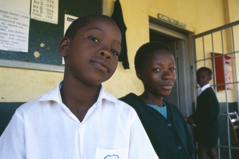 UGANDA, Kampala, Children at Meugo primary School