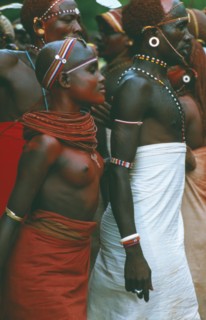 KENYA, Tribal People, Samburu tribal dance