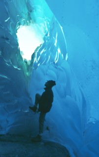 ARGENTINA, Patagonia, Santa Cruz, "Parque Nacional Los Glaciares, Glaciar Viedma.  Interior with