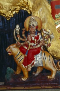 THAILAND, Chiang Mai Province, "Statue of Durga the inaccessible, a manifestation of Mahadevi