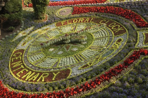 SCOTLAND, Lothian, Edinburgh, Centenary Floral clock